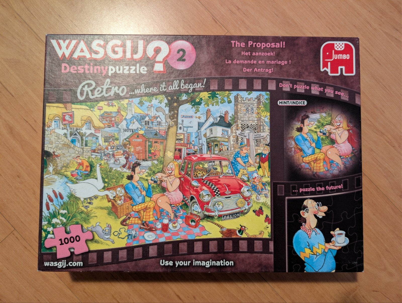 Wasgij puzzel 2, Hobby en Vrije tijd, Denksport en Puzzels, Ophalen, 500 t/m 1500 stukjes, Zo goed als nieuw, Legpuzzel