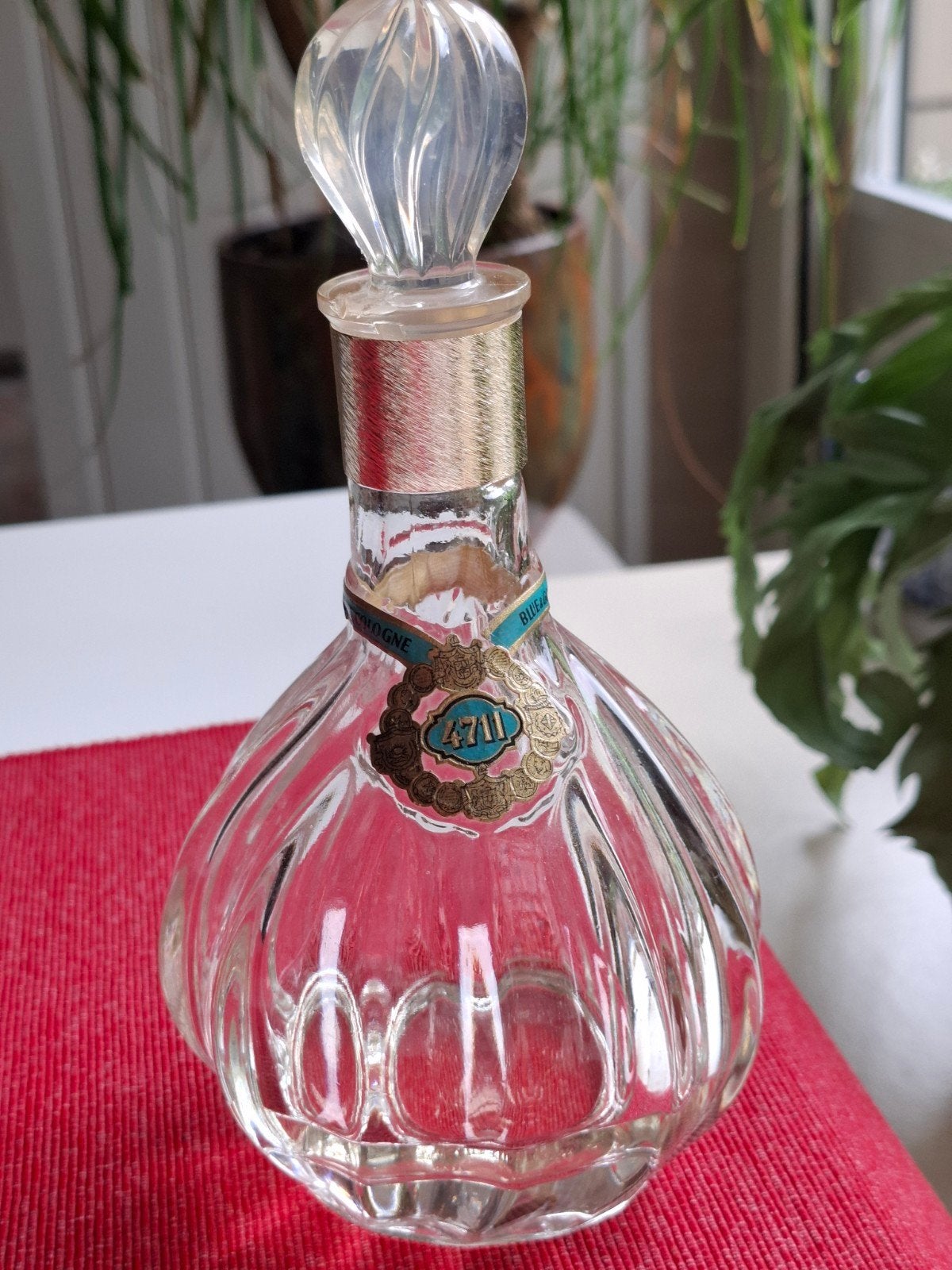 vintage 4711 stopfles, Ophalen of Verzenden, Gebruikt, Parfumfles