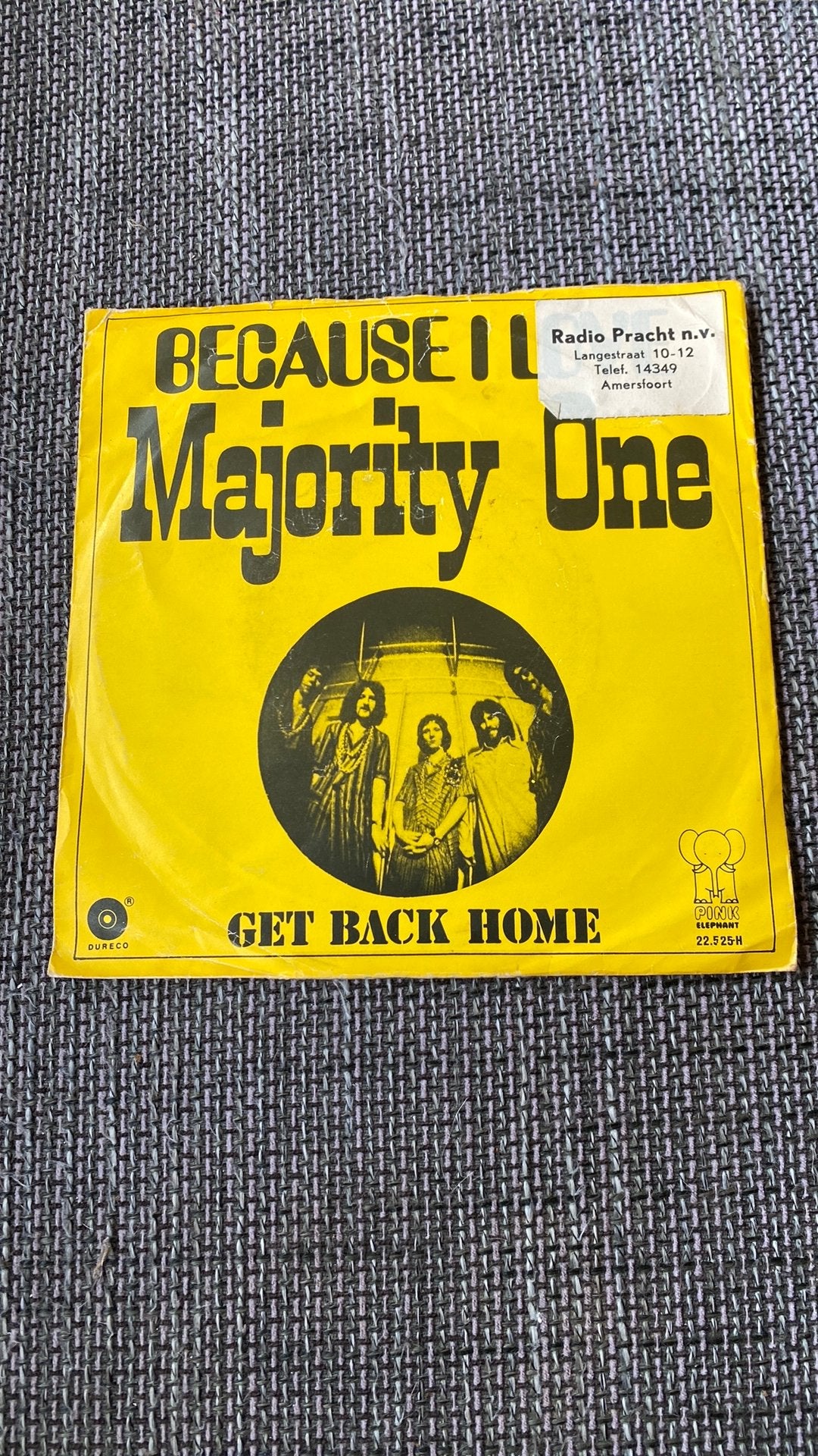 Vinyl single Majority One - Because I love, Ophalen of Verzenden, Gebruikt, Pop