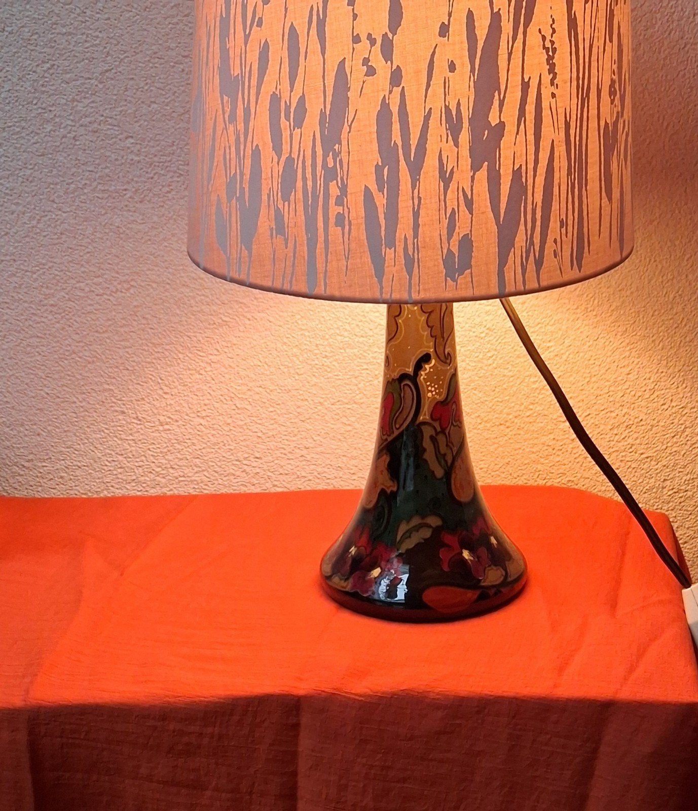 Tafelllamp. ART NOUVEAL PLATEEL GAUDA, Ophalen of Verzenden