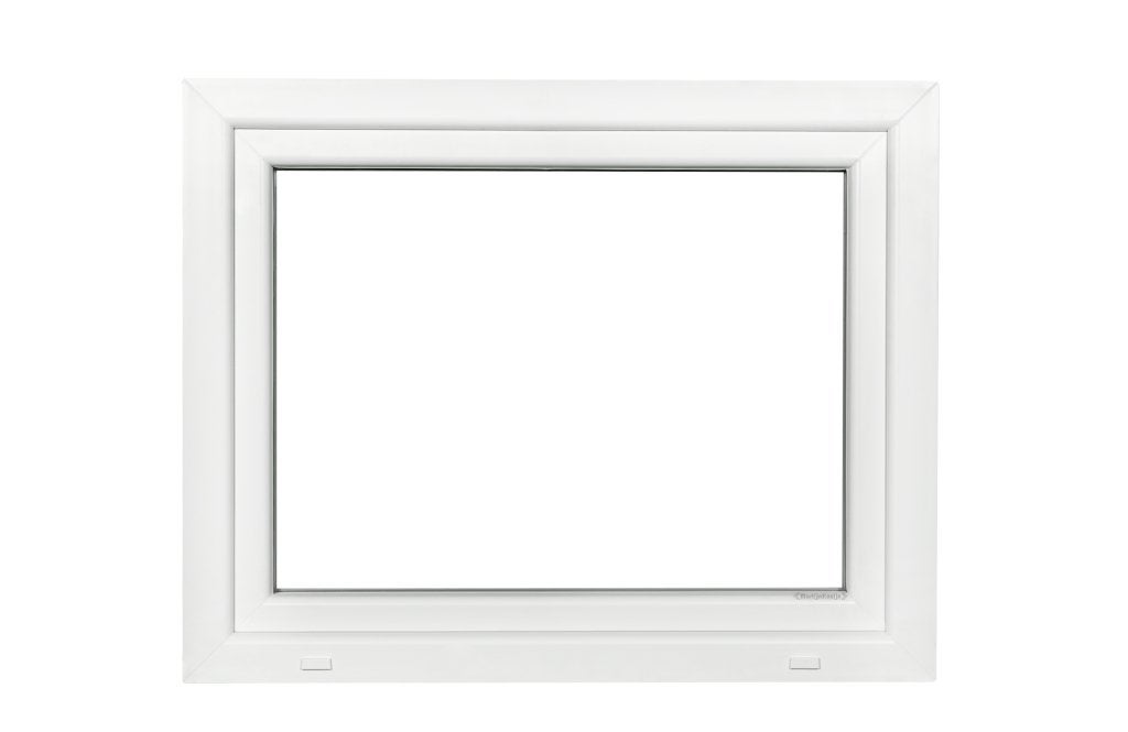 Kunststof Kozijn Draaikiep  B100 H70cm Wit, Niet ingevuld, Kunststof, Raamkozijn, Niet ingevuld