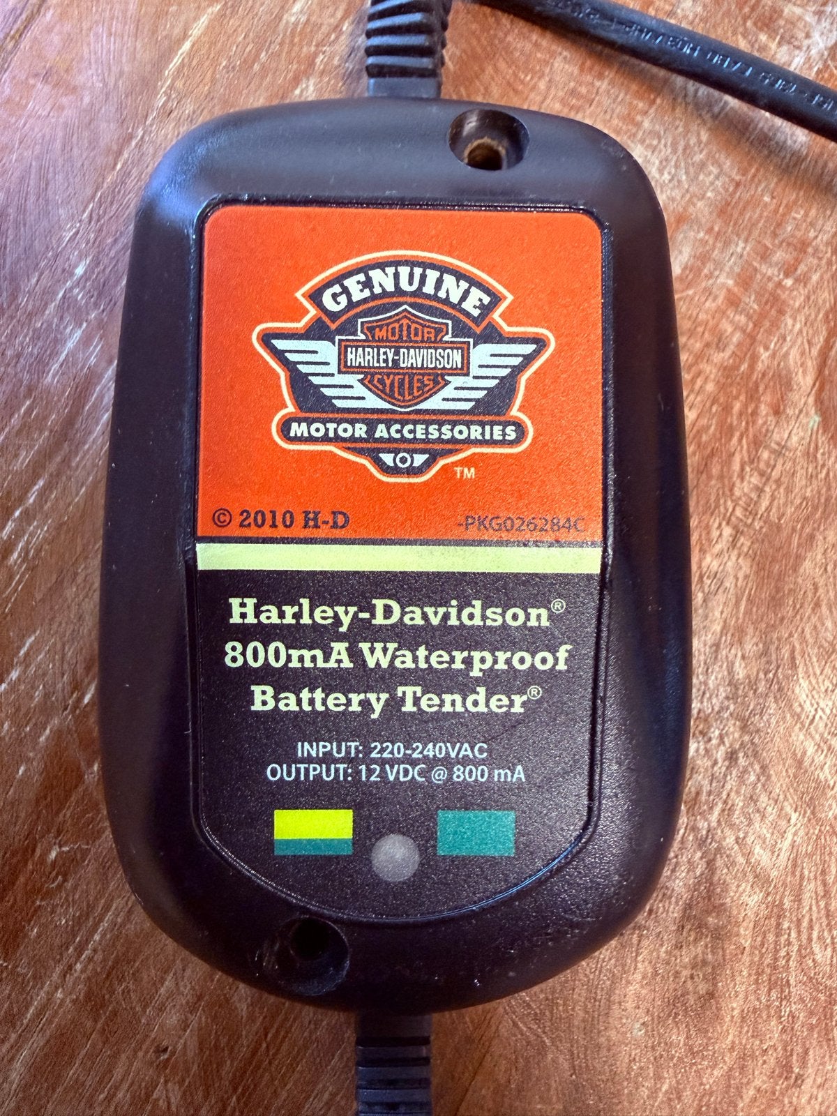 Harley-Davidson 800mA Waterdichte Acculader, Motoren, Ophalen of Verzenden, Gebruikt