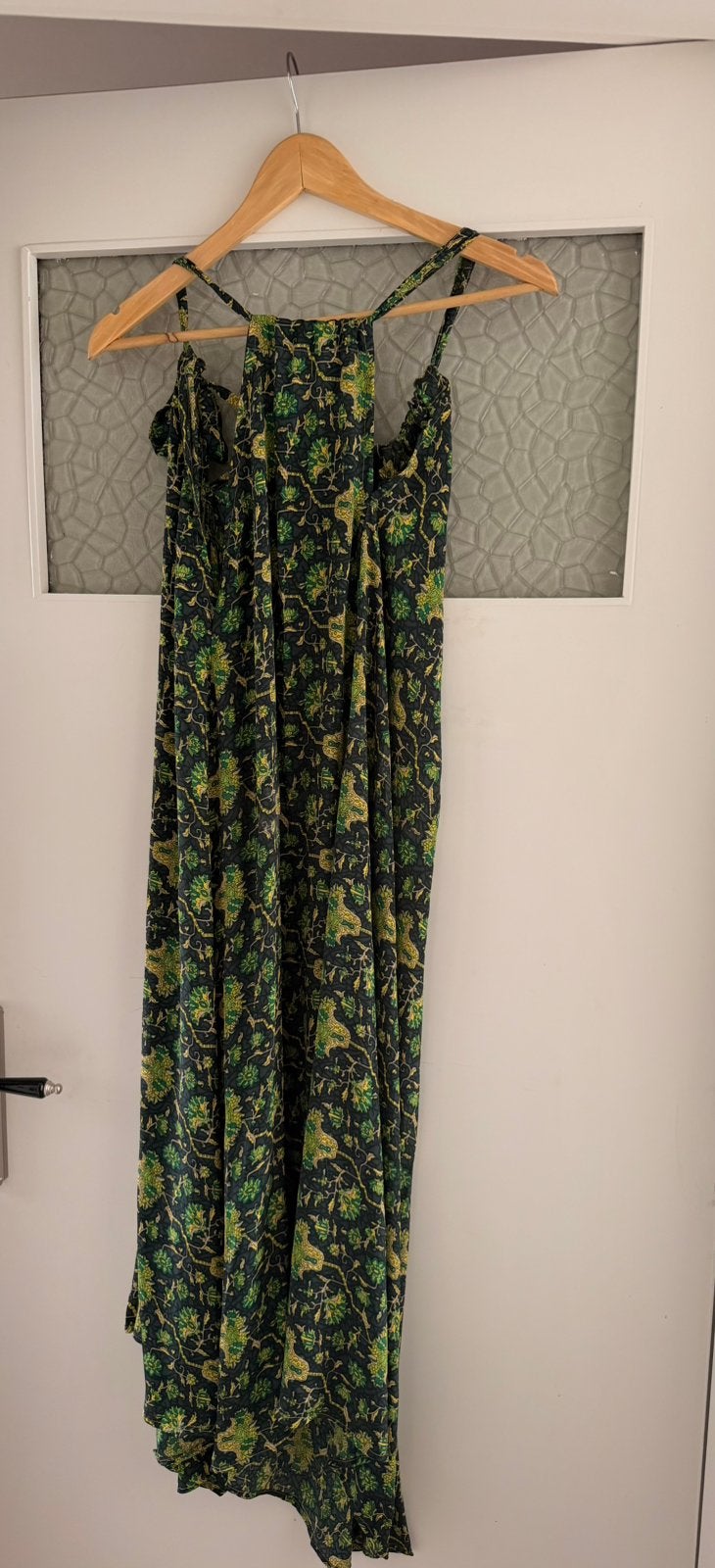 Gave groene Sissel Edelbo zomerjurk, Kleding | Dames, Jurken, Ophalen of Verzenden, Zo goed als nieuw, Groen, Onder de knie
