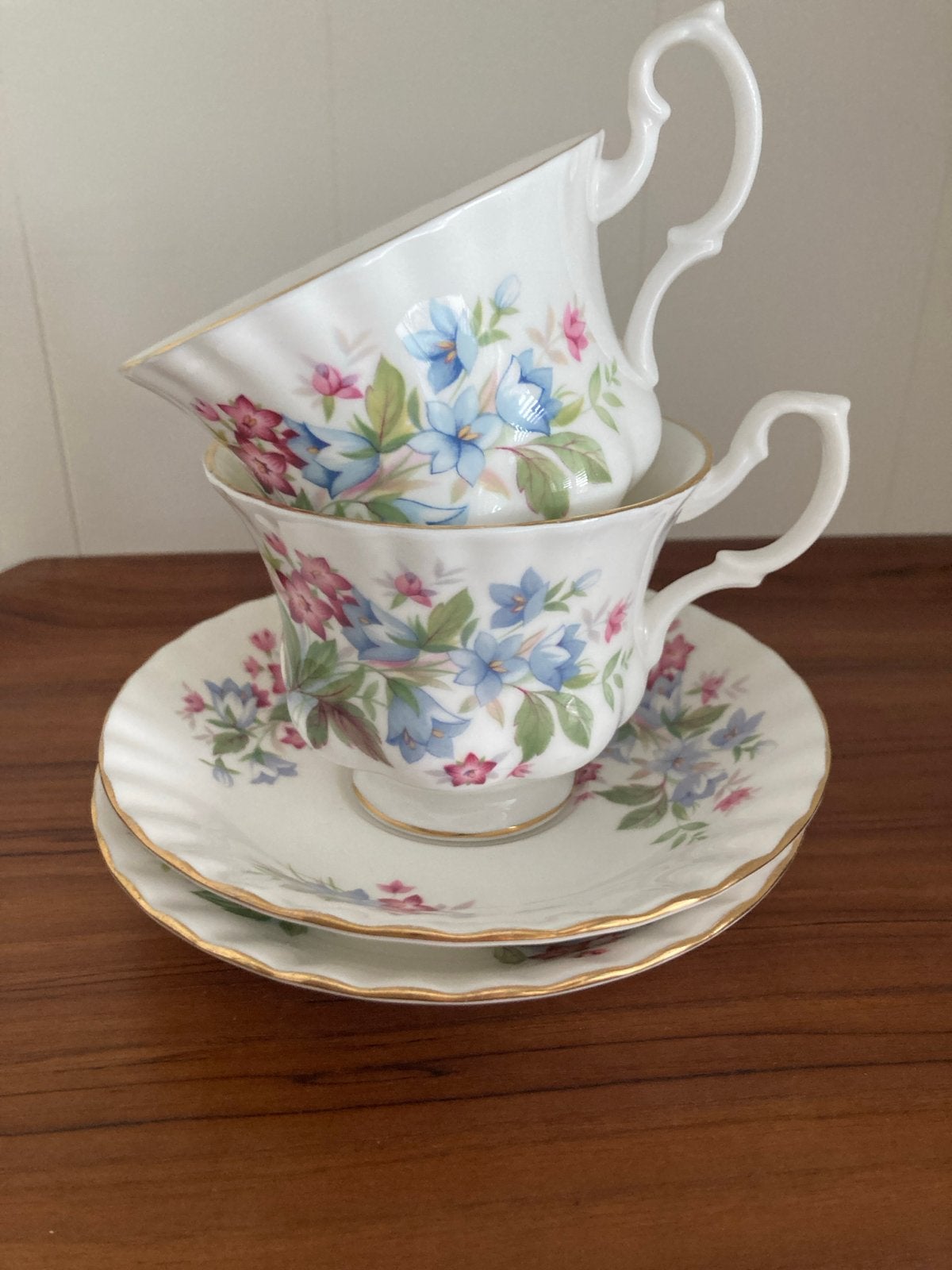 Royal Albert Summertime Bourton set van 2 heren kopjes, Verzenden