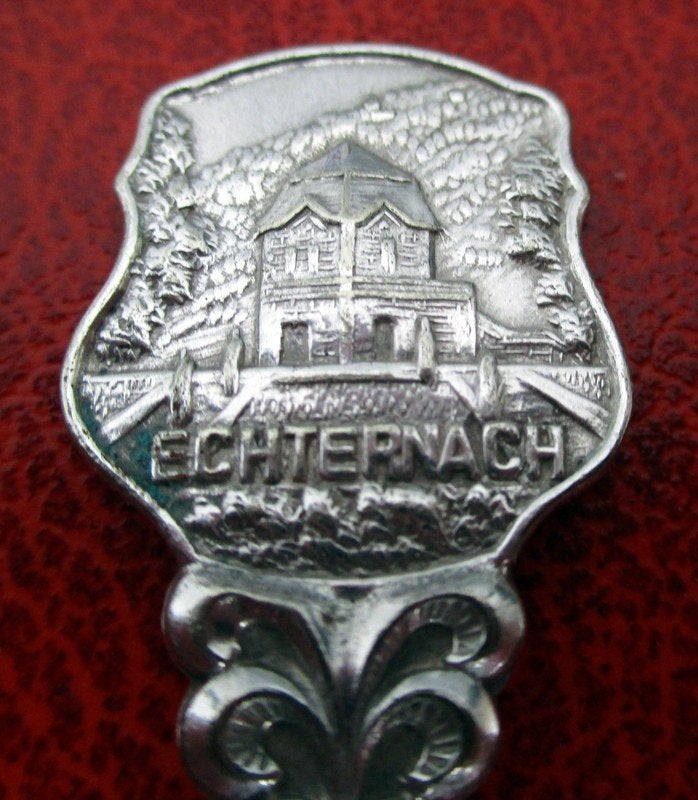 LUXEMBURG ECHTERNACH 1960 Verzilverd, Antiek en Kunst, Antiek | Bestek, Verzenden