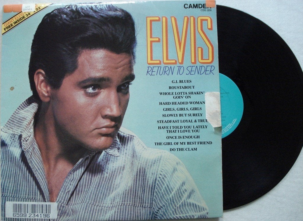 Elvis Presley - Return to sender, LP, Gebruikt, Ophalen of Verzenden, 12 inch
