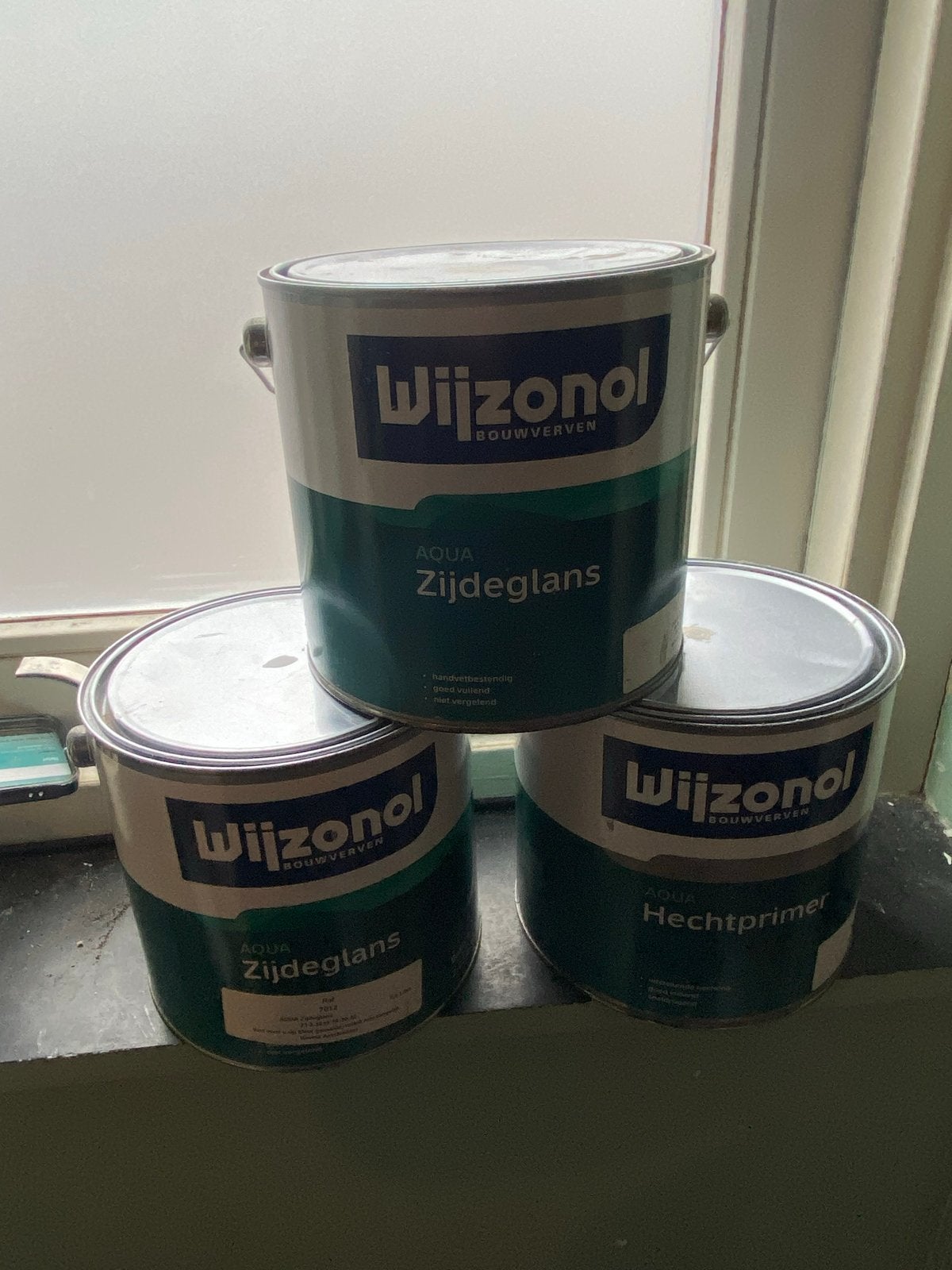 Wizol Aqua Zijdeglans en Hechtprimer - Nieuw, Ophalen, Overige kleuren, Nieuw, Verf
