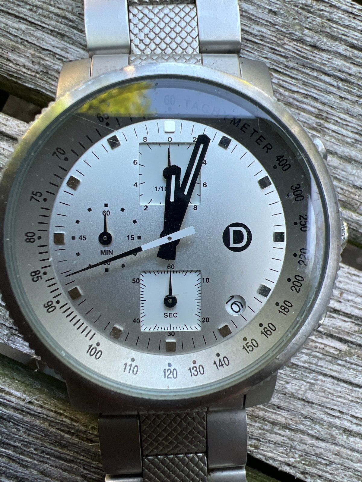 Ditto Chronograaf Herenhorloge - Roestvrij Staal, Overige merken, Gebruikt, Staal, Polshorloge