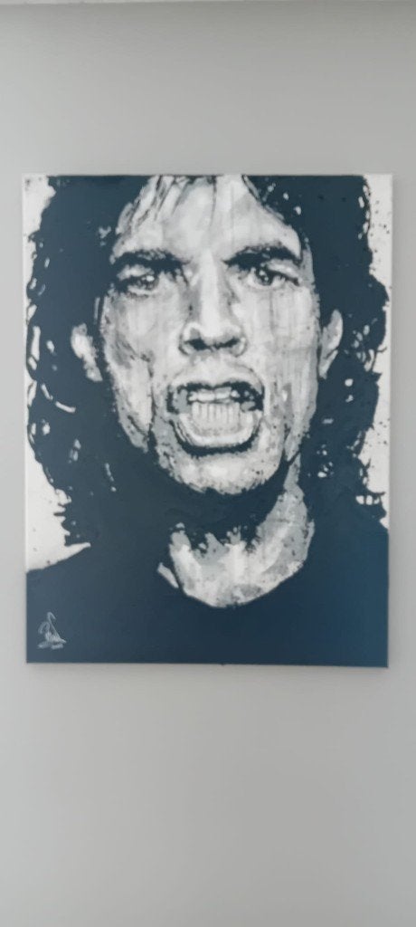Mick Jagger, Oorspronkelijke maker, Nieuw, Ophalen of Verzenden, Schilderij