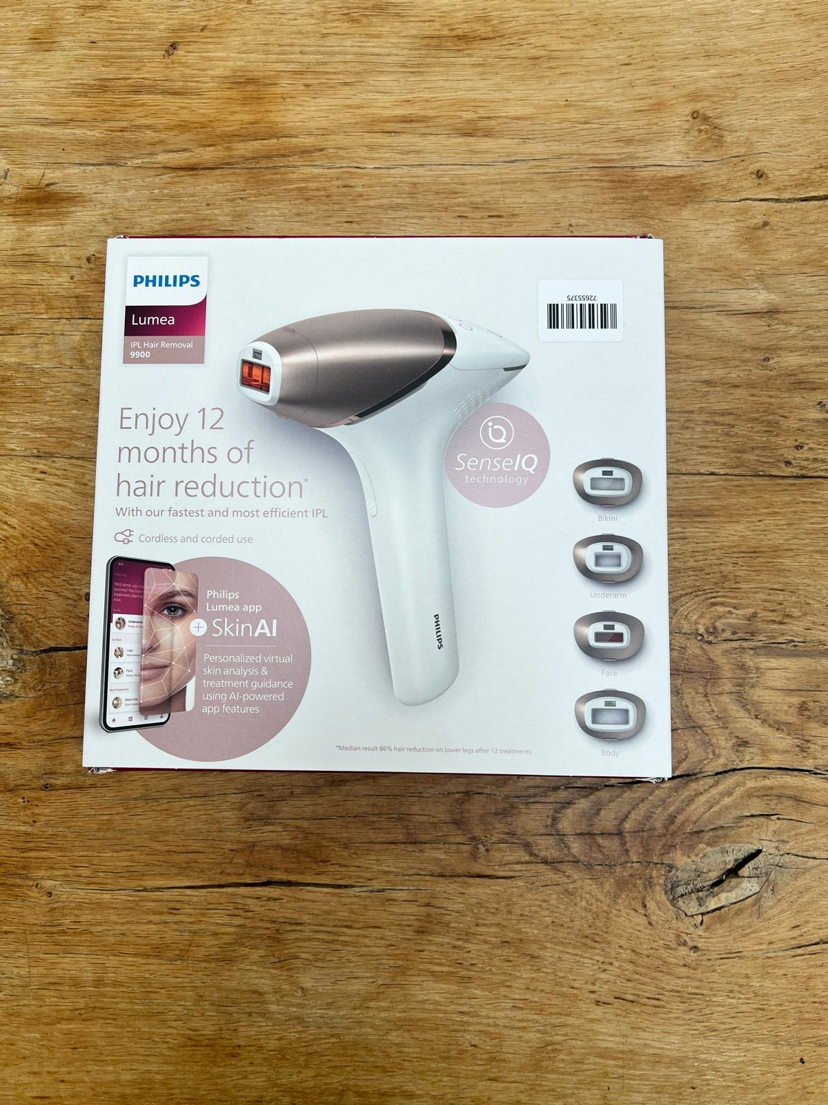 Philips Lumea IPL 9900 Series - Haarverwijderingsapparaat, Ophalen of Verzenden, Zo goed als nieuw, Scheren en Epileren
