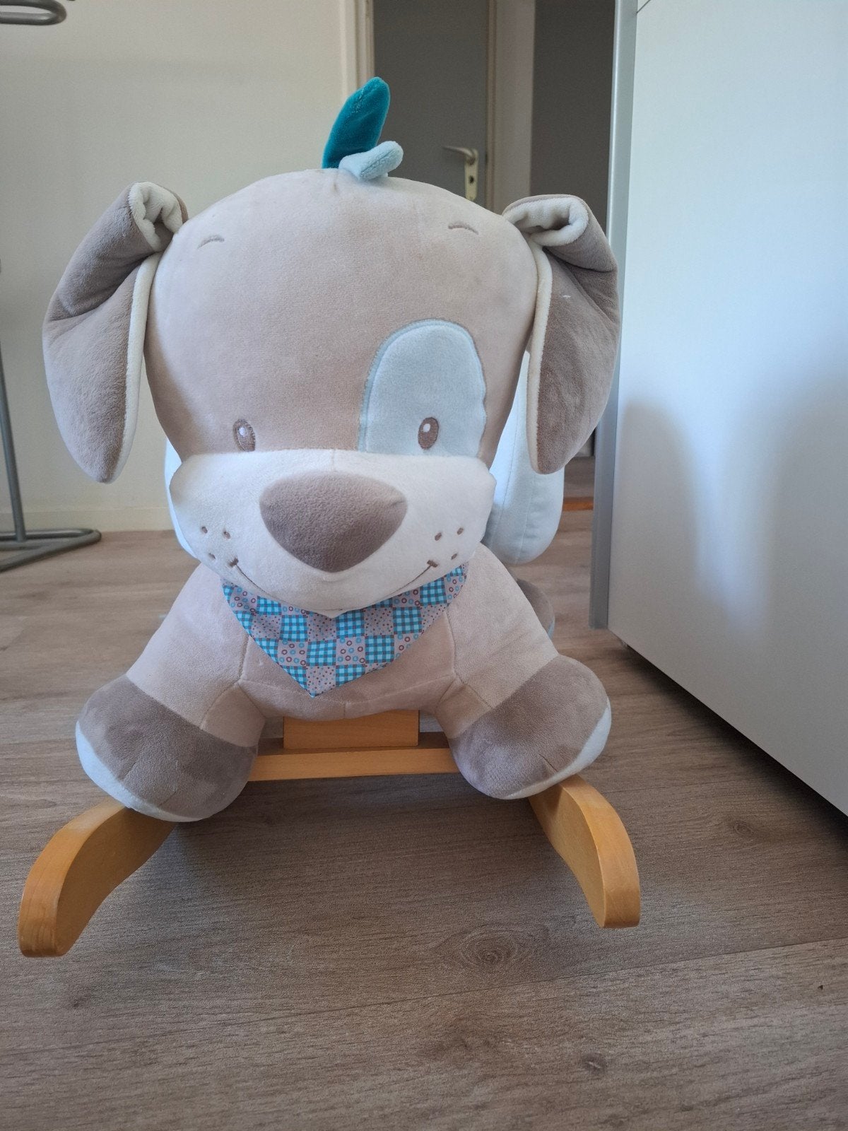 Nattou Schommeldier Hond - Zo goed als nieuw, Ophalen, Zo goed als nieuw, Jongen of Meisje