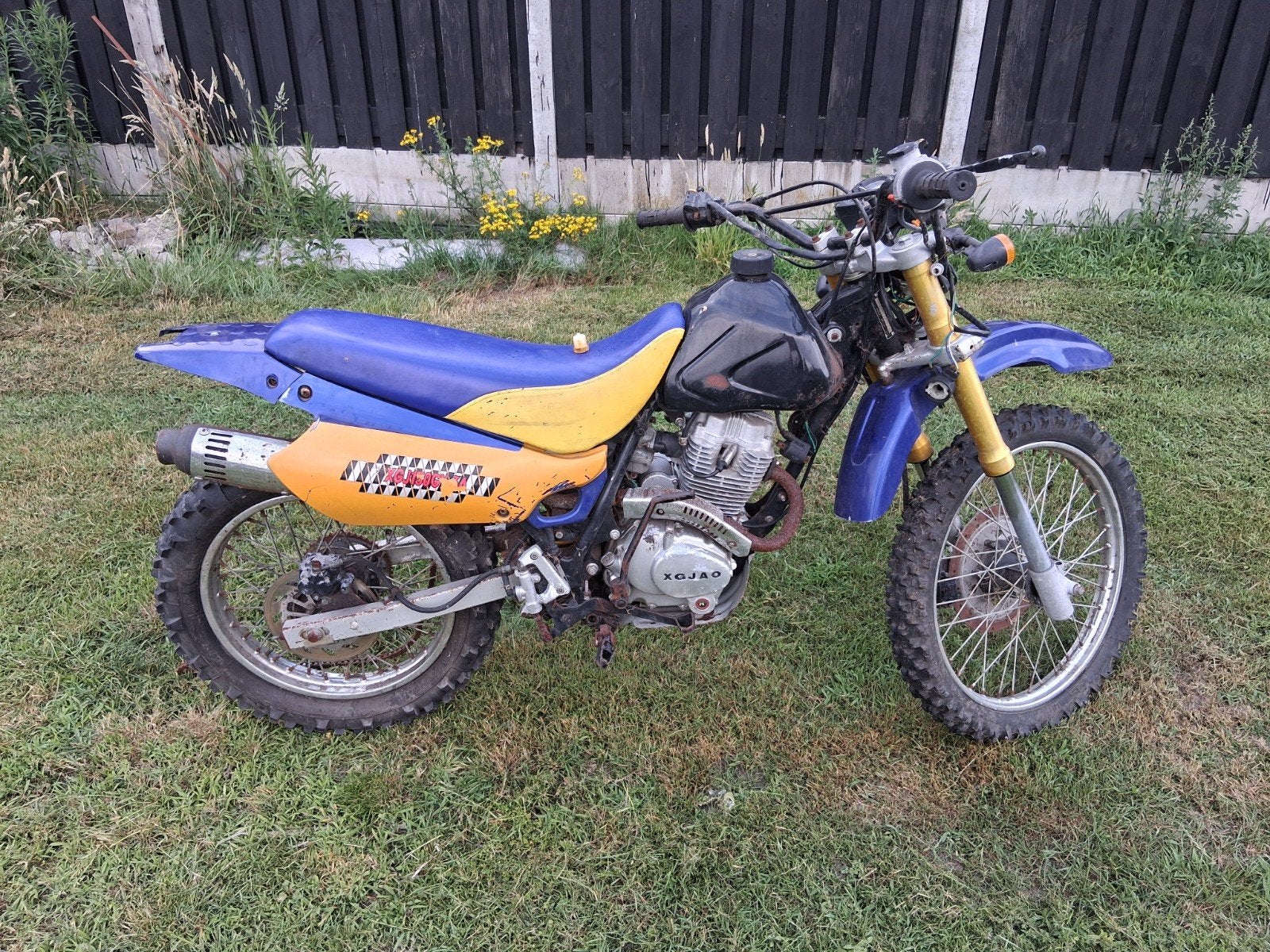 Xgjao motor 150-200cc - Projectmotor met defect achtertandwi, Ophalen of Verzenden