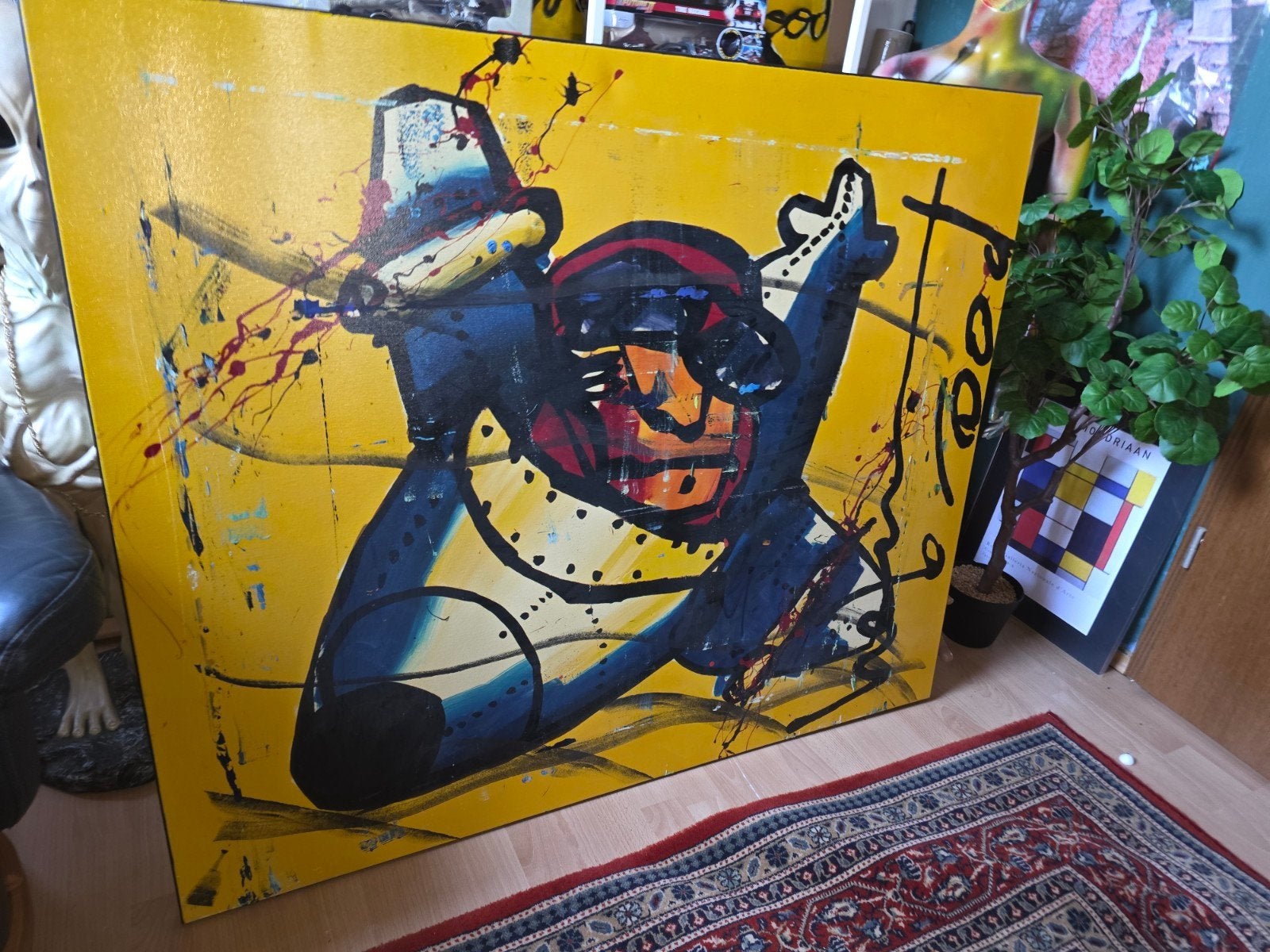 Herman Brood the plane, Antiek en Kunst, Ophalen of Verzenden