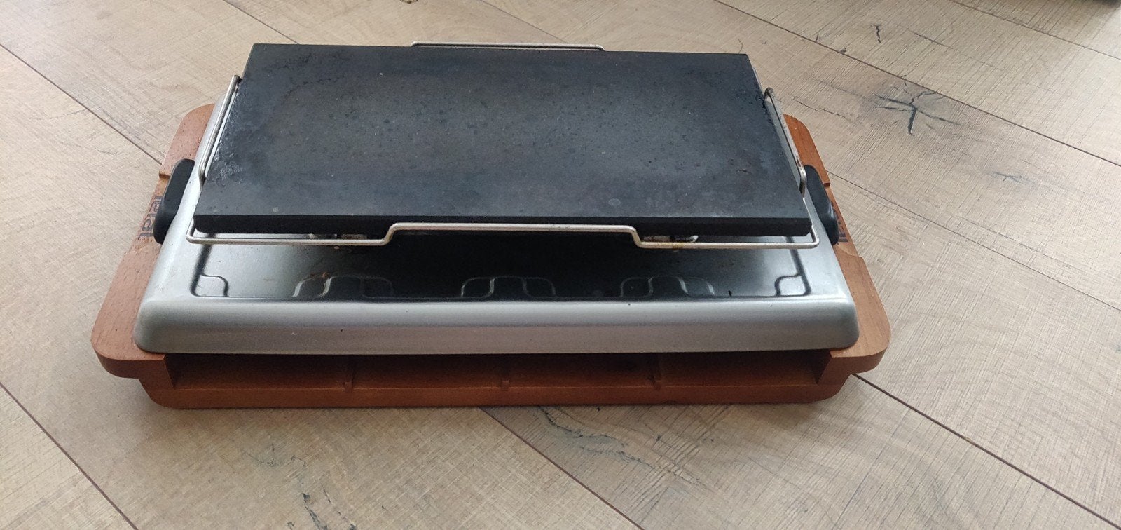 Tefal Ovation Raclette Grill met Steenplaat en Pannetjes, Ophalen, Gebruikt, 8 personen of meer