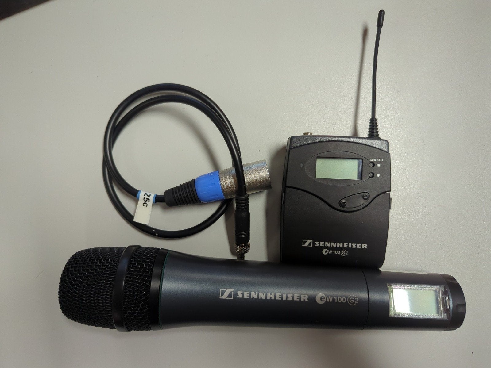 Sennheiser EW 100 G2 Draadloze Zangmicrofoon Set, Ophalen of Verzenden, Gebruikt, Zangmicrofoon, Draadloos