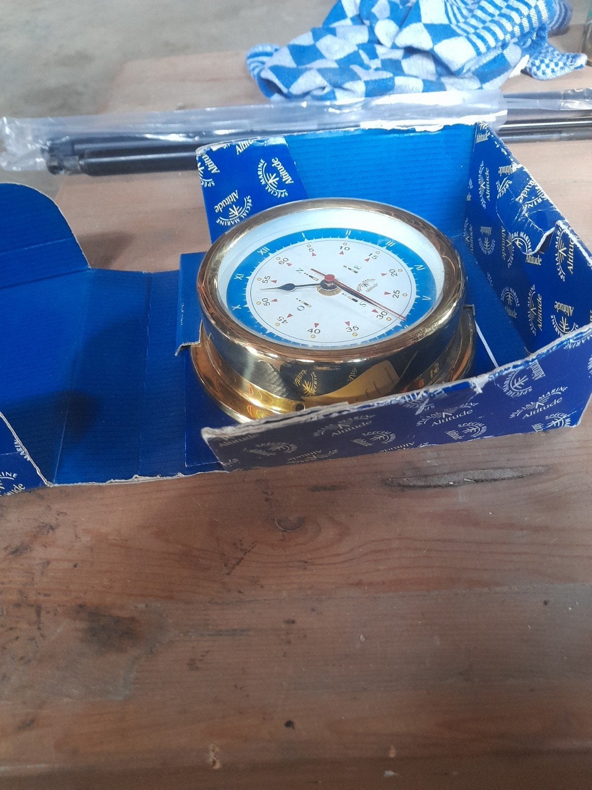 Vintage Altimeter Marine Barometer - Nieuw in Doos, Ophalen of Verzenden
