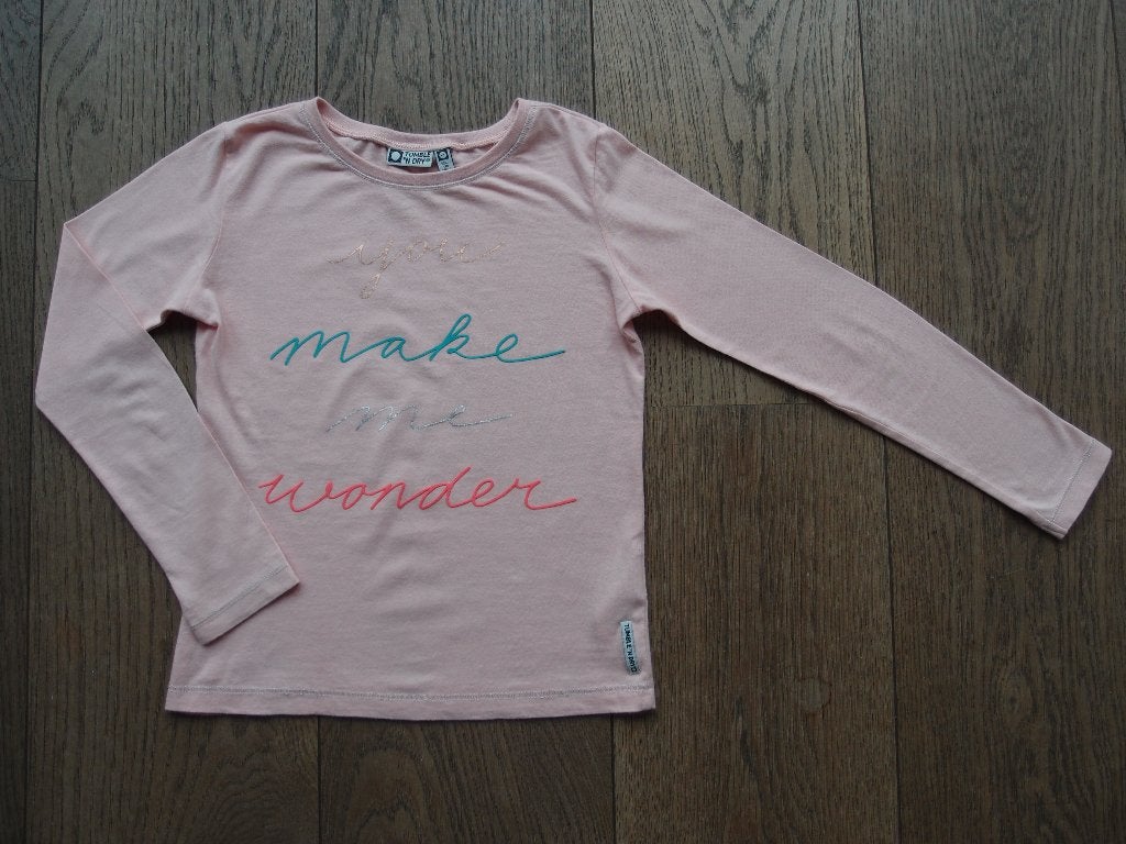 TND Tumble 'n Dry longsleeve shirt lange mouw meisje mt 128, Kinderen en Baby's, Tumble 'n Dry, Meisje, Ophalen of Verzenden, Zo goed als nieuw