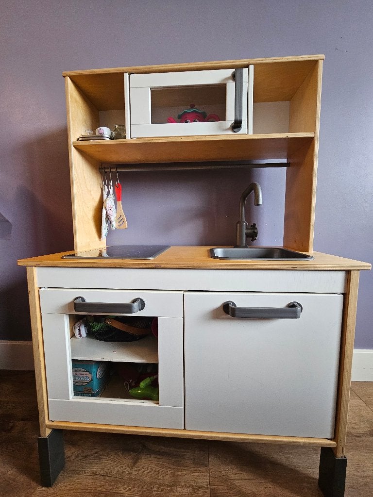 Keukentje van ikea met veel extra's, Ophalen, Gebruikt, Hout, Speelkeuken