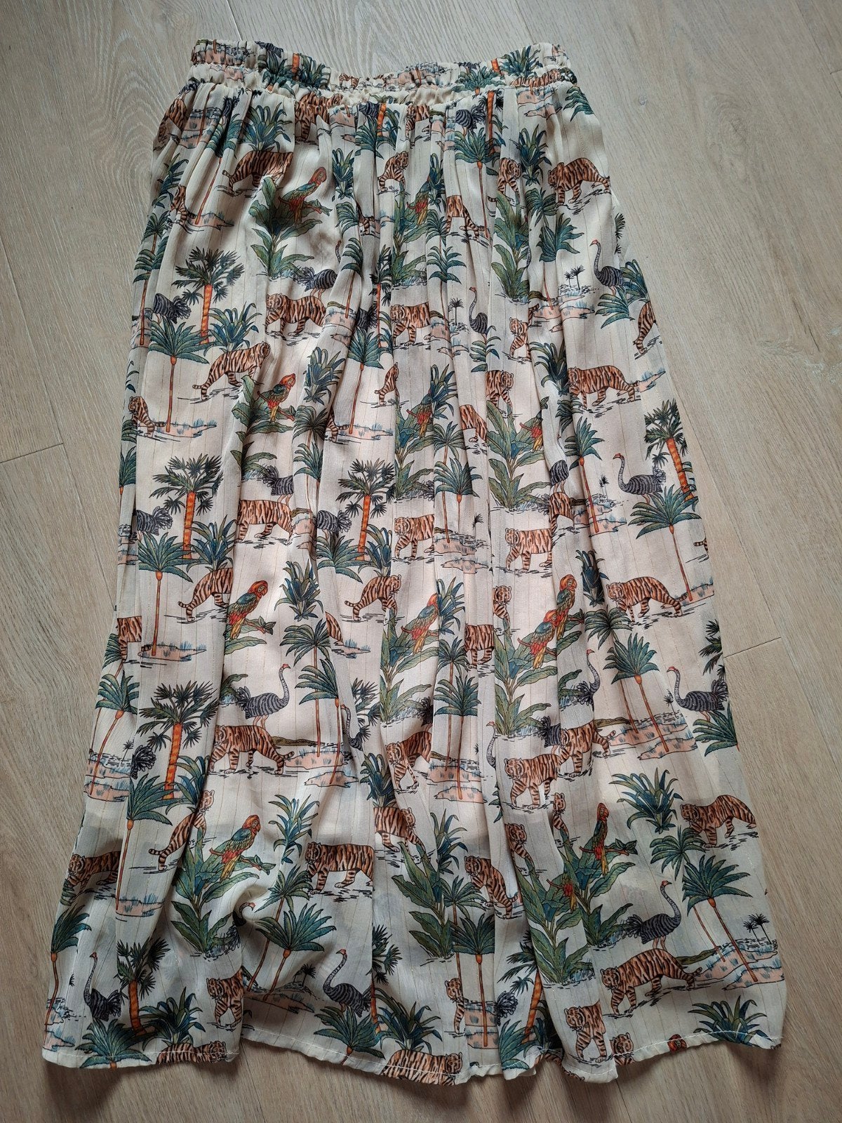 Rok met toffe print, Kleding | Dames, Ophalen of Verzenden, Gedragen, Maat 36 (S), Onder de knie