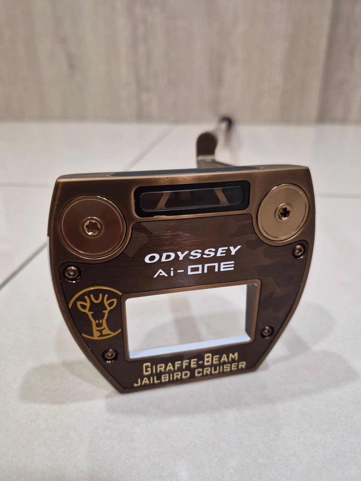 Odyssey Ai-ONE Giraffe-Beam Jailbird Cruiser Putter, Ophalen of Verzenden, Zo goed als nieuw, Club
