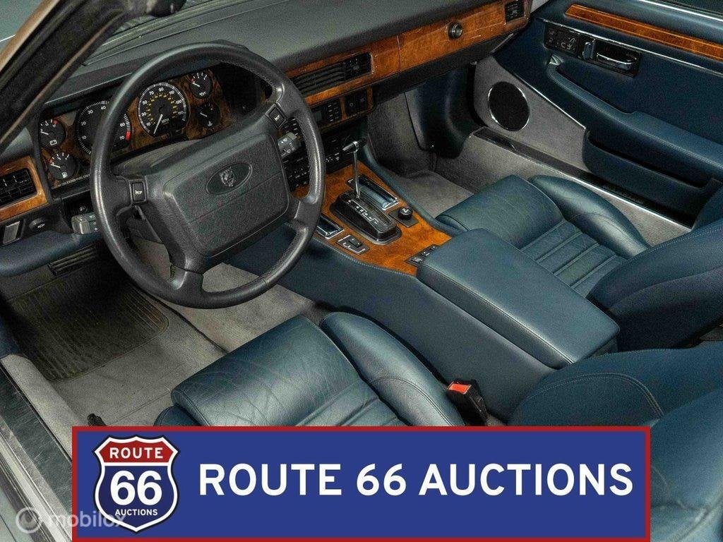 Jaguar XJS12 Cabriolet | 1992 | Route 66 Auctions, Auto's, Overige carrosserieën, Zwart, Bedrijf, Handgeschakeld