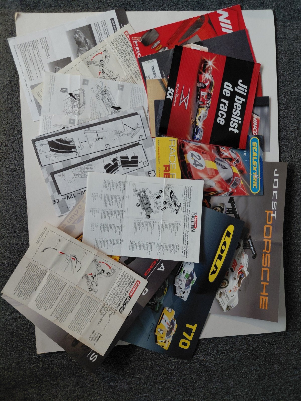 slotrace folders/leaflets, Ophalen of Verzenden, Elektrisch, Overige merken