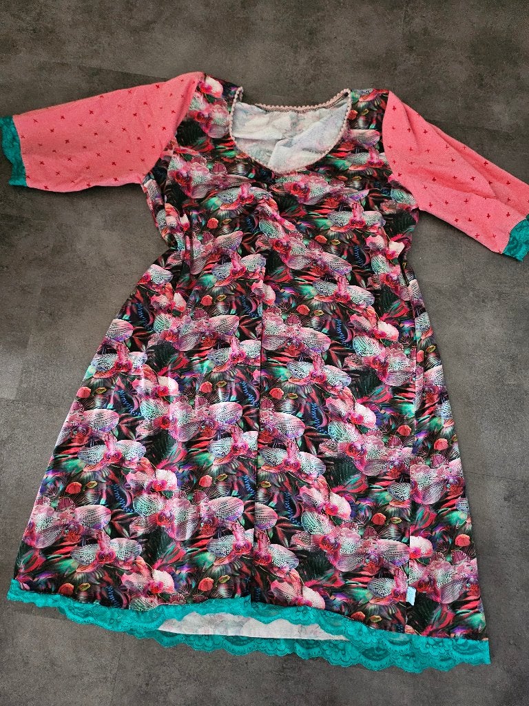 Elizz jurk 48/50 nieuwstaat, Ophalen of Verzenden, Zo goed als nieuw, Knielengte, Roze