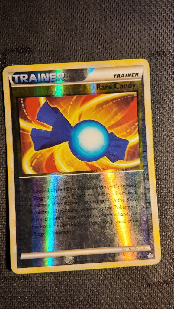 Rare Candy 82 HS—Unleashed | Pokemon kaart, Ophalen, Losse kaart, Foil