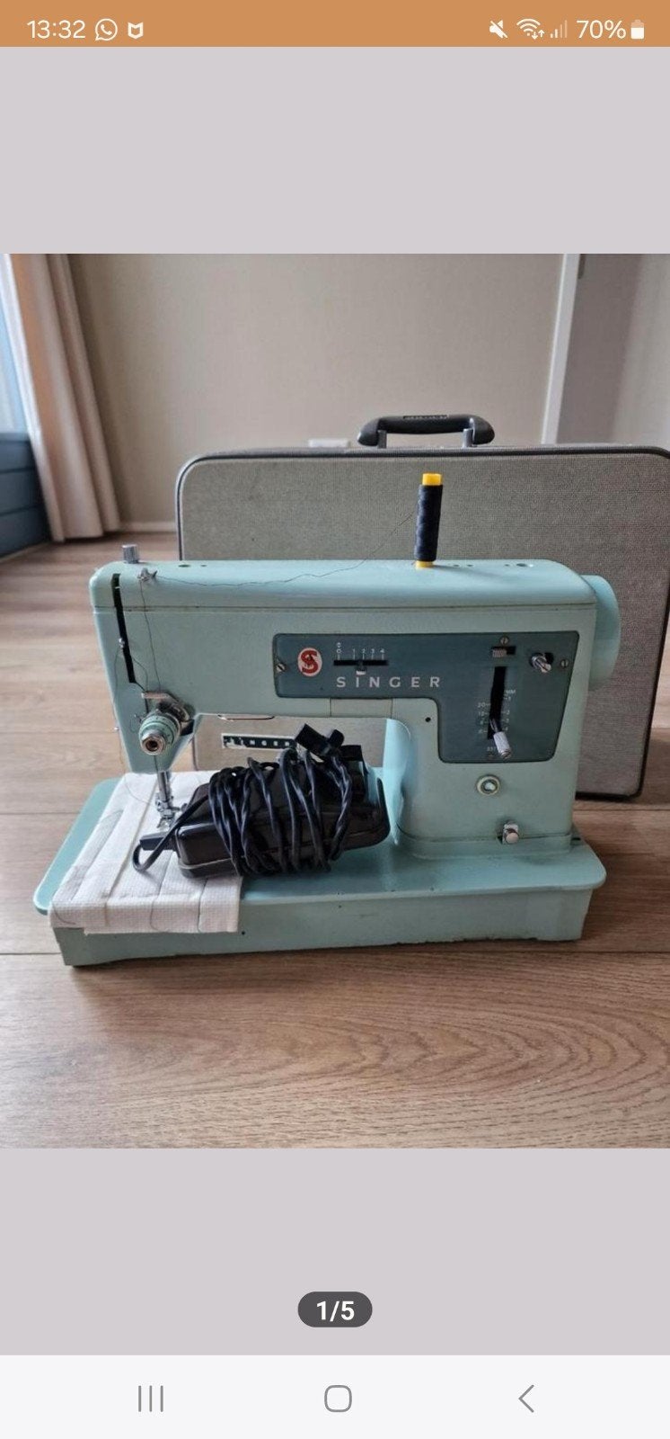 Singer 337 antiek 1960, Ophalen