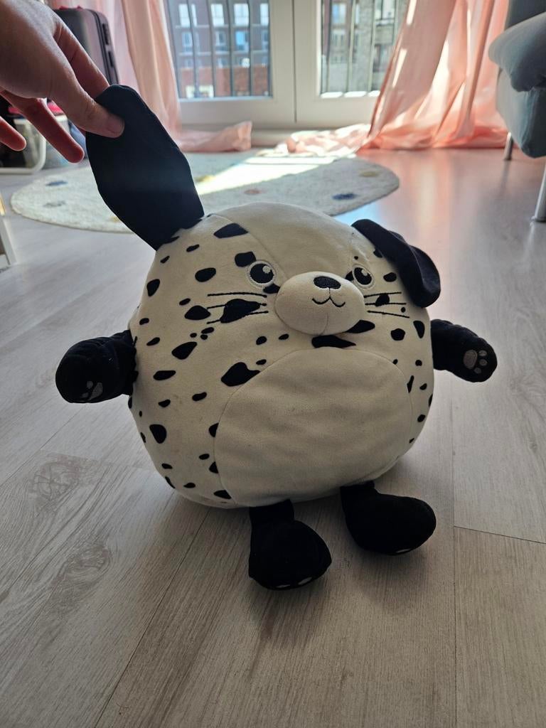 Schattige Dalmatiër Knuffel 25cm - HEMA., Overige merken, Overige karakters, Zo goed als nieuw, Middelgroot (20 tot 80 cm)