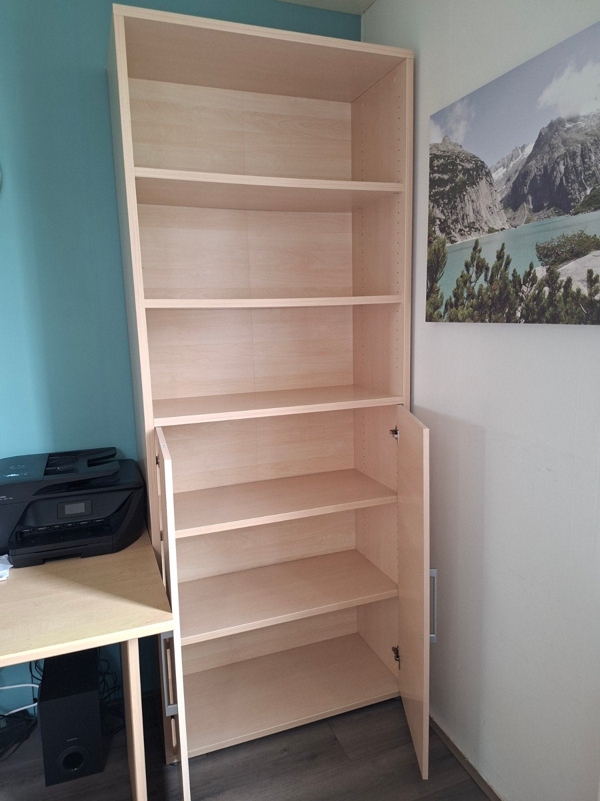 Kast voor administratie of boeken, Ophalen, Met deur(en), 100 tot 150 cm, 200 cm of meer