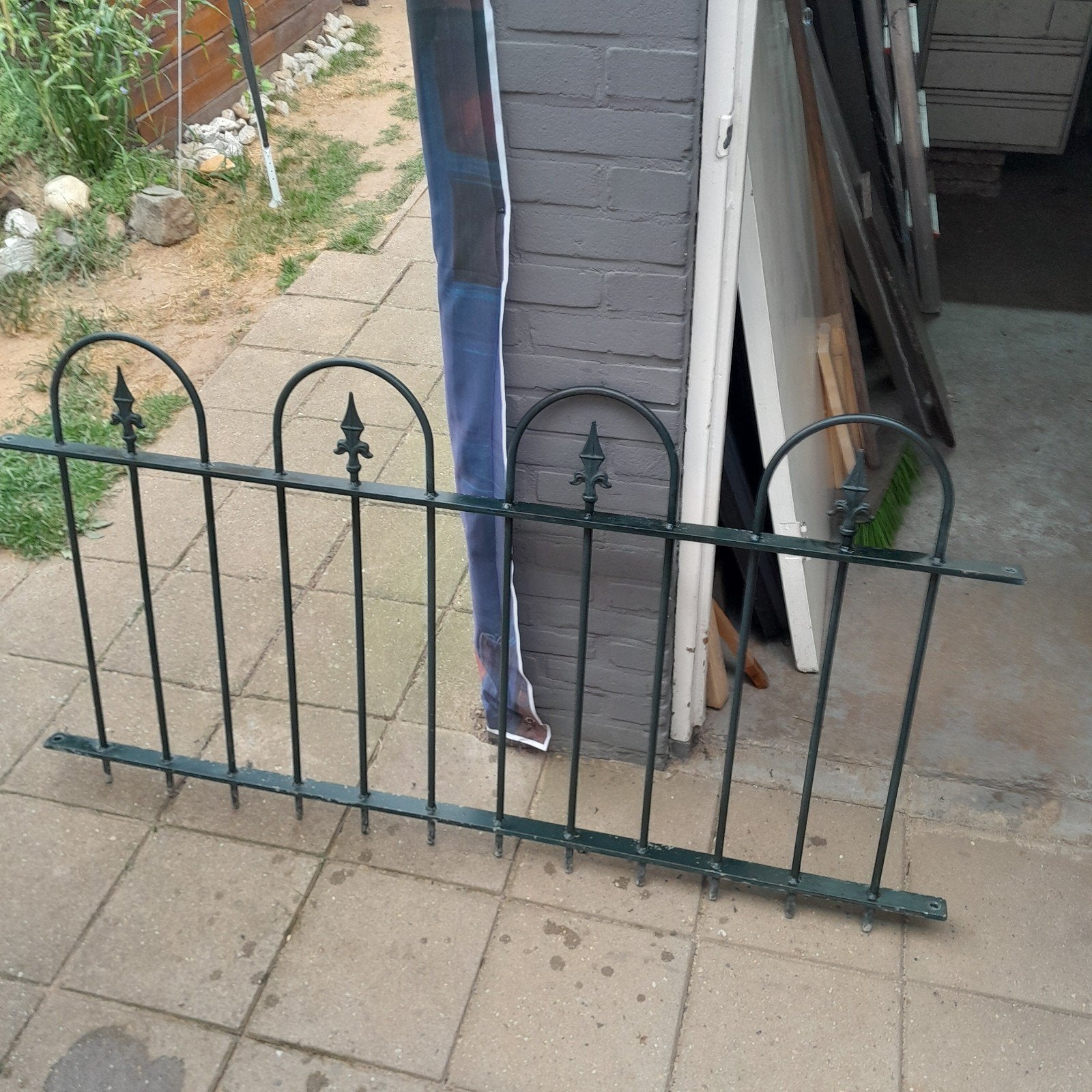 Hekwerk 1490x810mm, Tuin en Terras, Ophalen, Gebruikt, IJzer, Sierhekwerk
