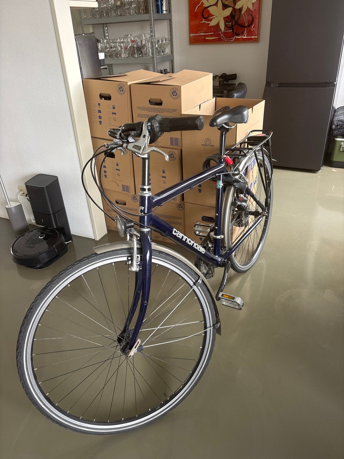 Cannondale toerfiets - Zo goed als nieuw, 28 inch, Velgrem, Zo goed als nieuw, Meer dan 20 versnellingen