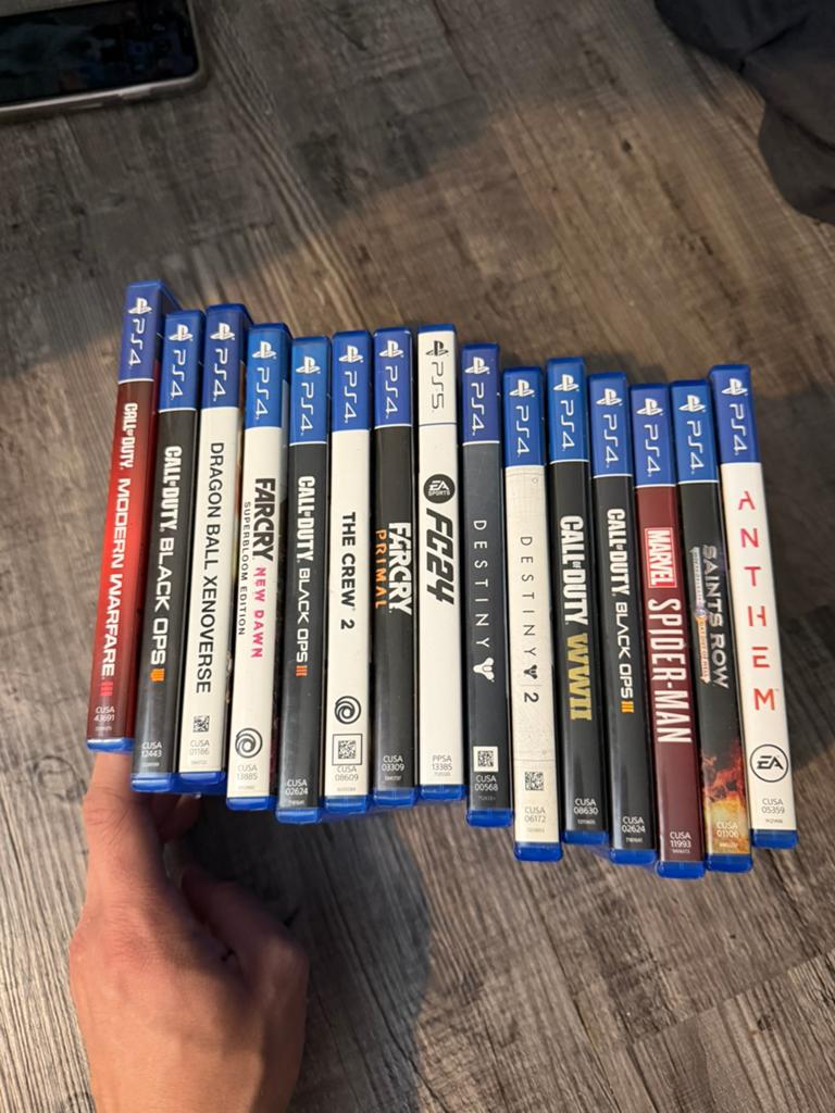 Ps4/ps5 spellen, 1 speler, Zo goed als nieuw, Vanaf 3 jaar, Ophalen