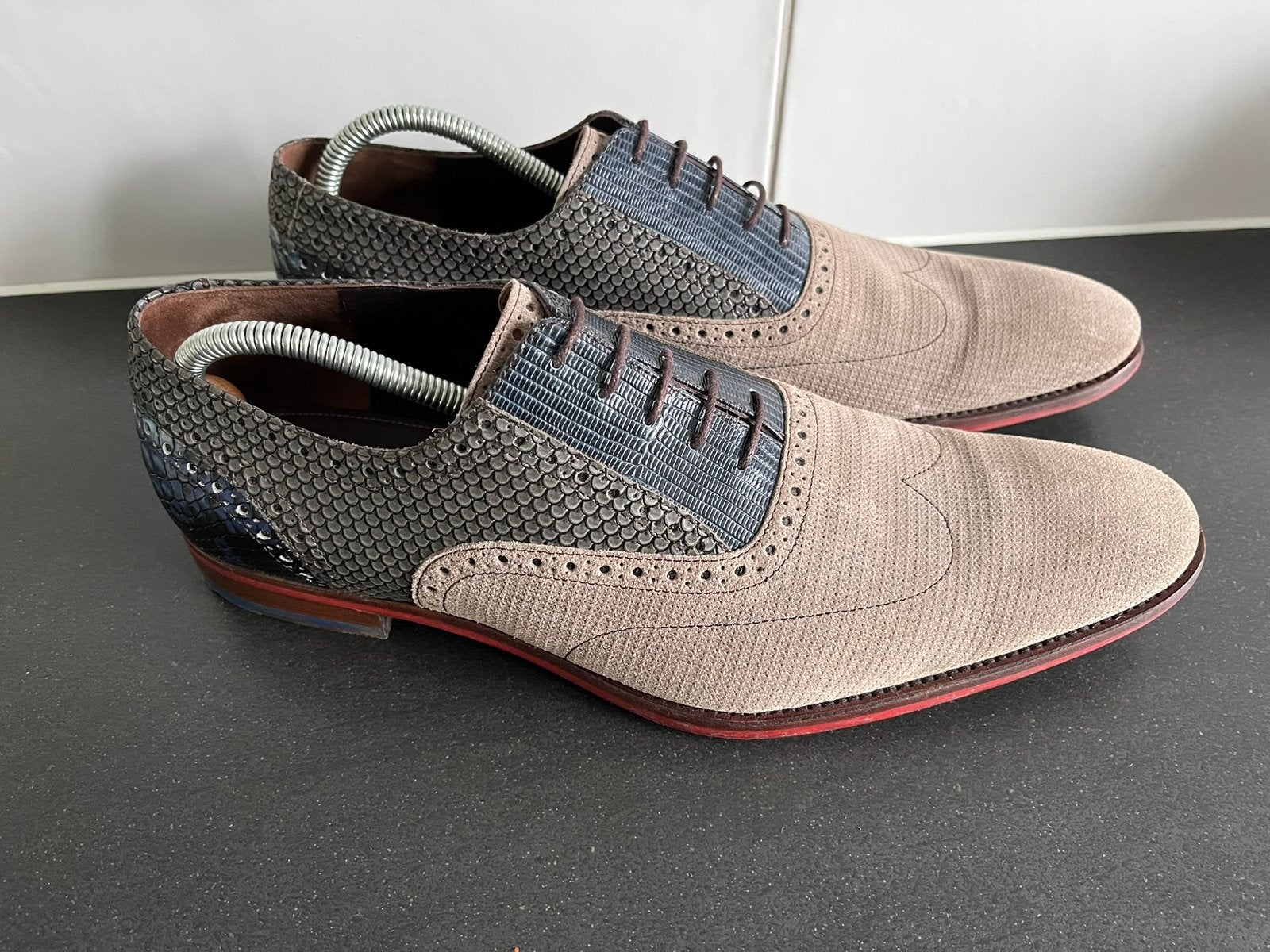 Floris van Bommel schoenen maat 10.5 /45 weinig gedragen, Overige kleuren, Floris, Floris, Ophalen of Verzenden