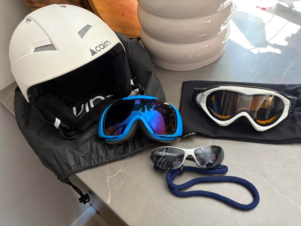 Helm met brillen, Overige merken, Overige typen, Ophalen of Verzenden, Zo goed als nieuw