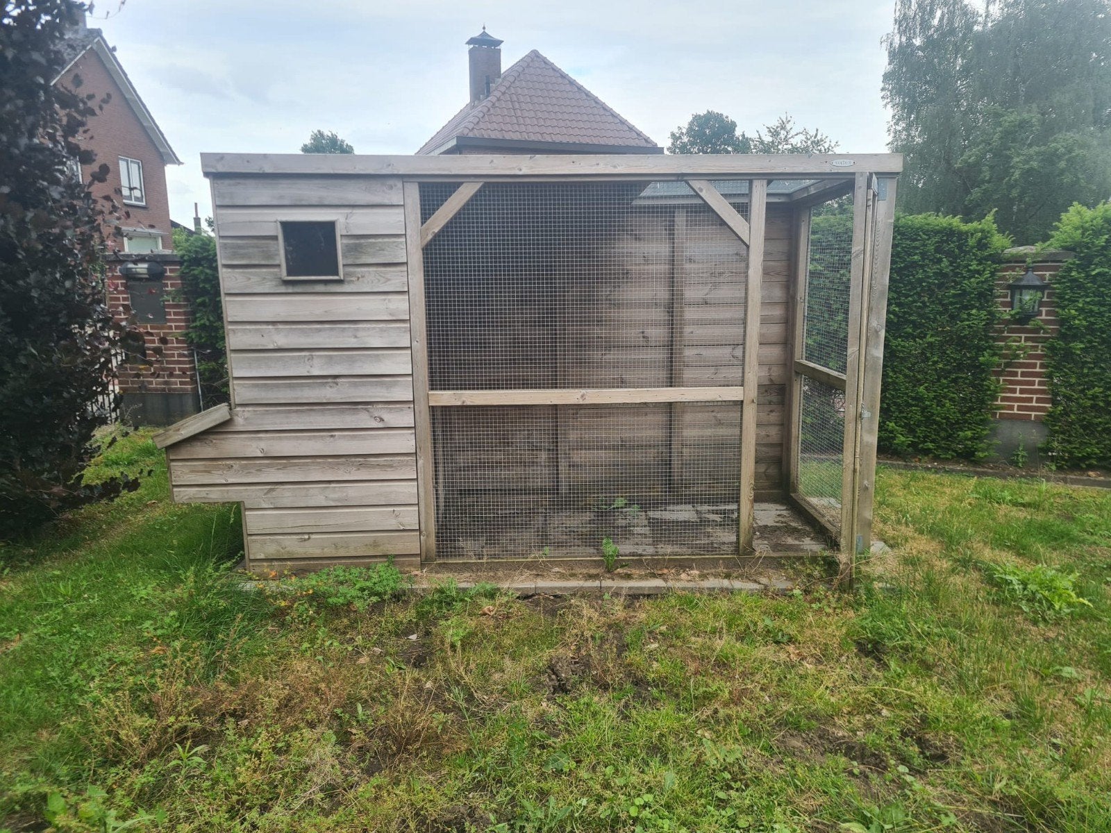 Kippenhok Toon Voldux - 335x120x190cm, Ophalen of Verzenden, Gebruikt, Hout, Overige typen