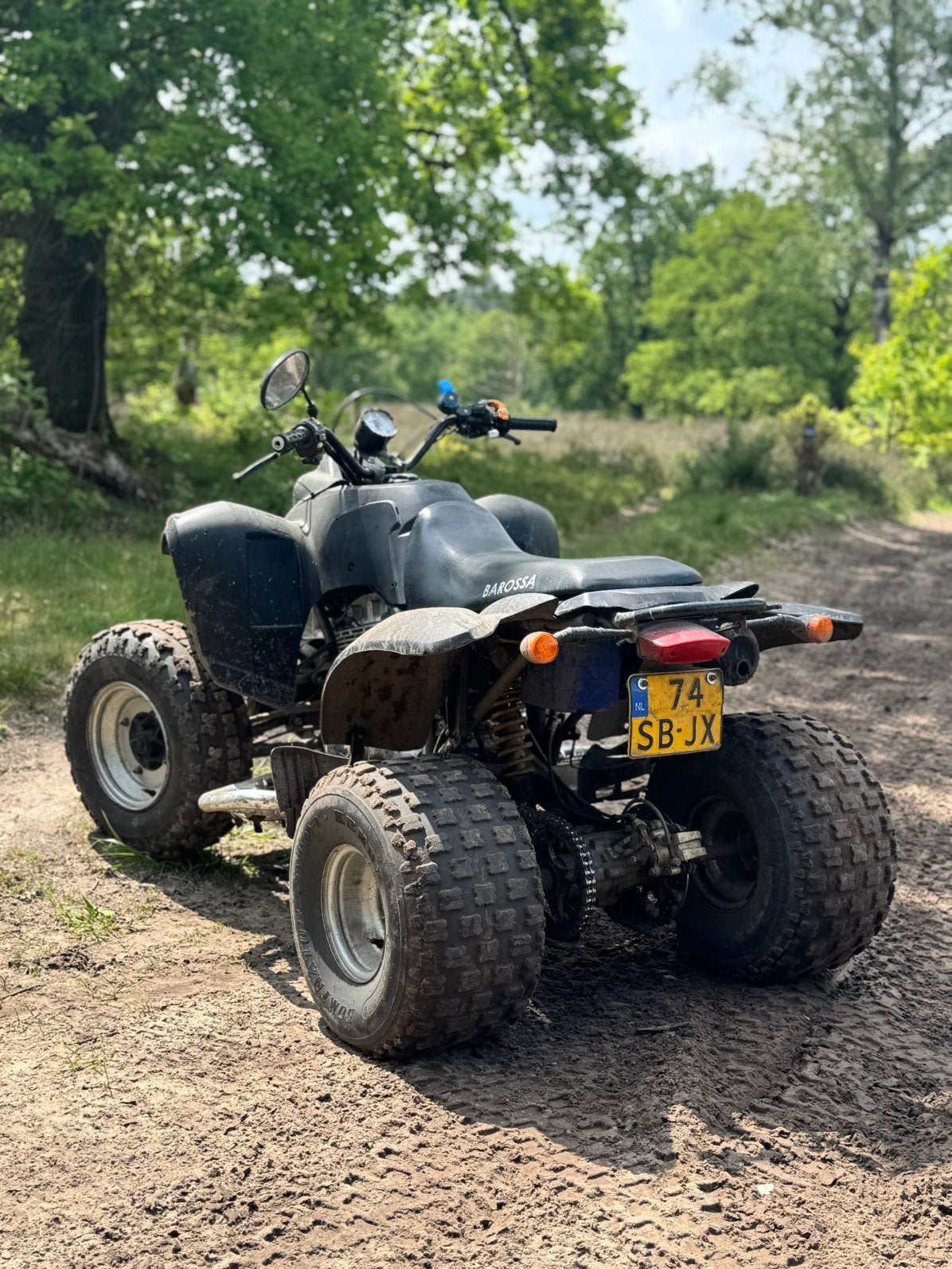 Quad met kenteken Barossa 250cc twin cilinder, Ophalen, Gebruikt, Tweetakt