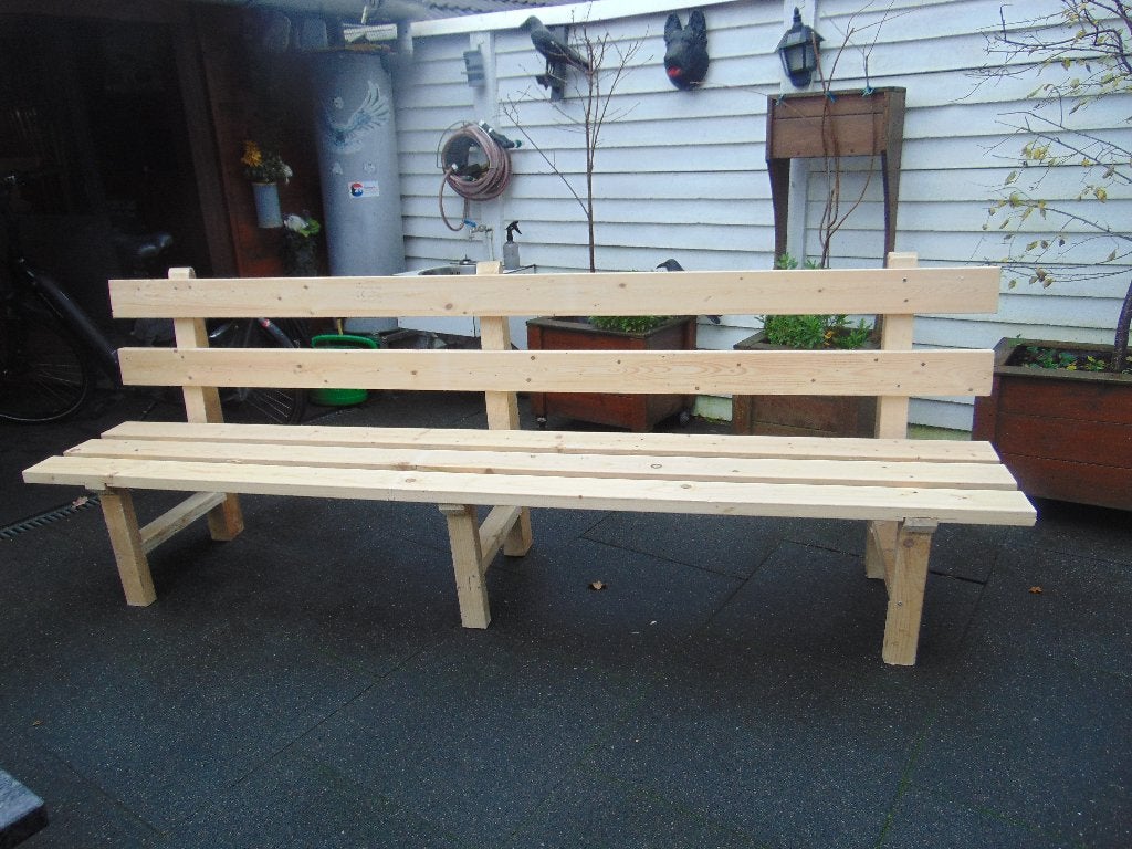 tuinbank, Ophalen, Nieuw, Hout