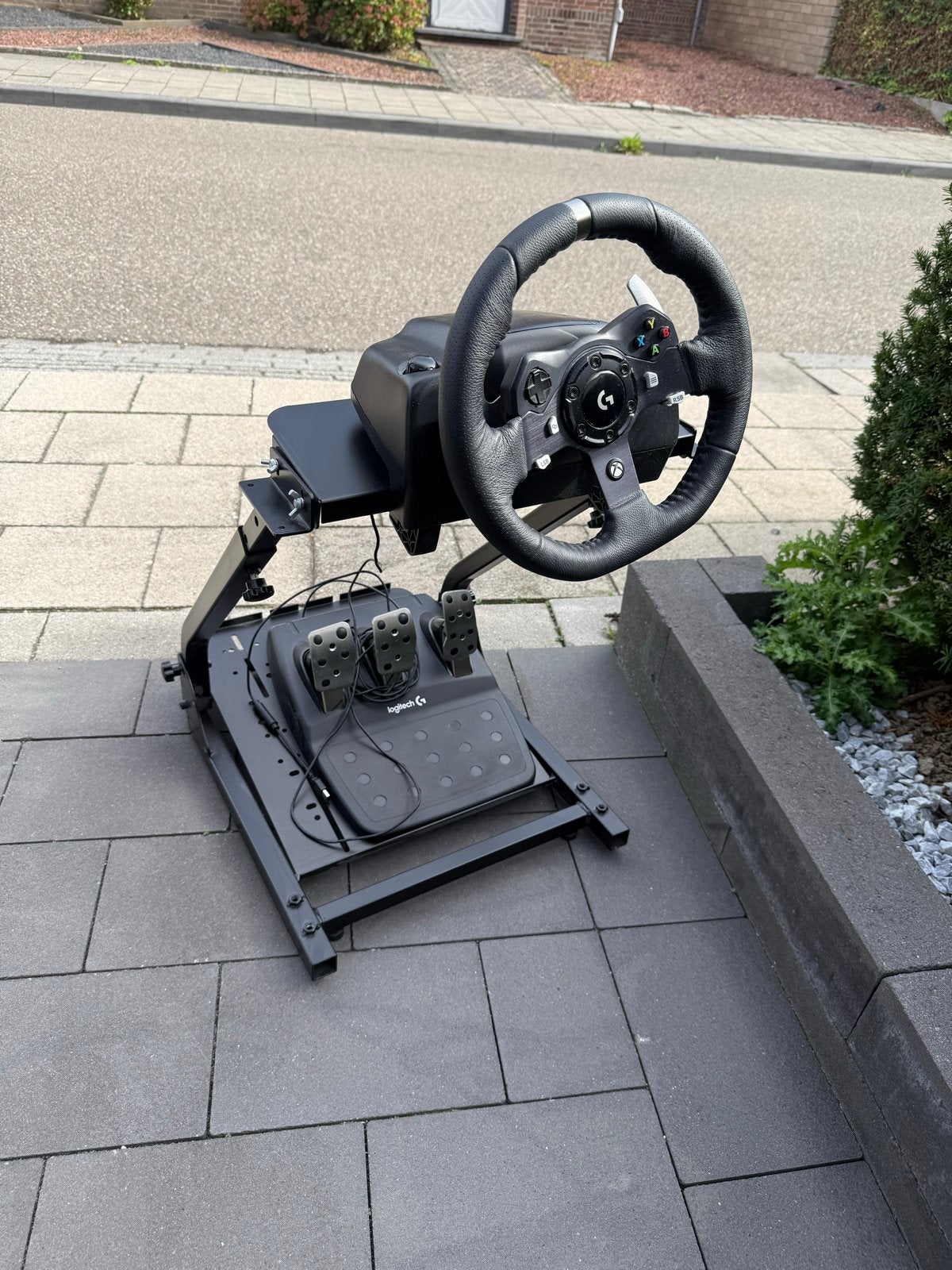 Logitech G920 racestuur met Wheel Stand Pro, Ophalen, Racestuur, Force feedback, Zo goed als nieuw