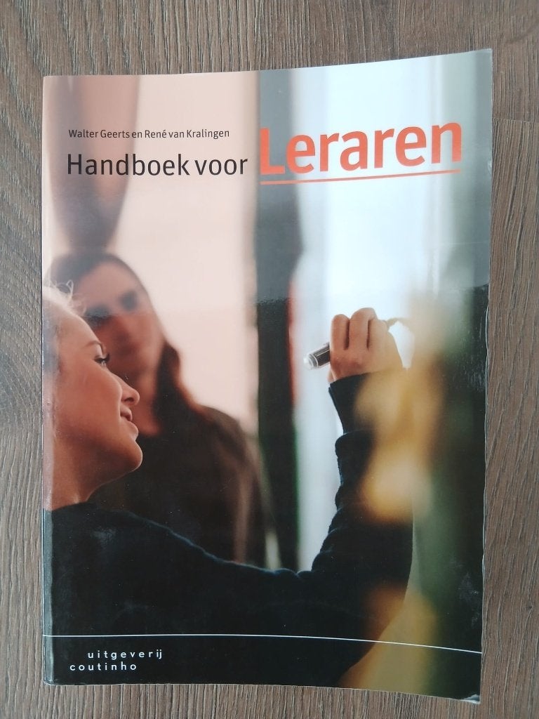 Handboek voor leraren / 3e herziene druk, Boeken, Ophalen of Verzenden, Alpha, Zo goed als nieuw, HBO