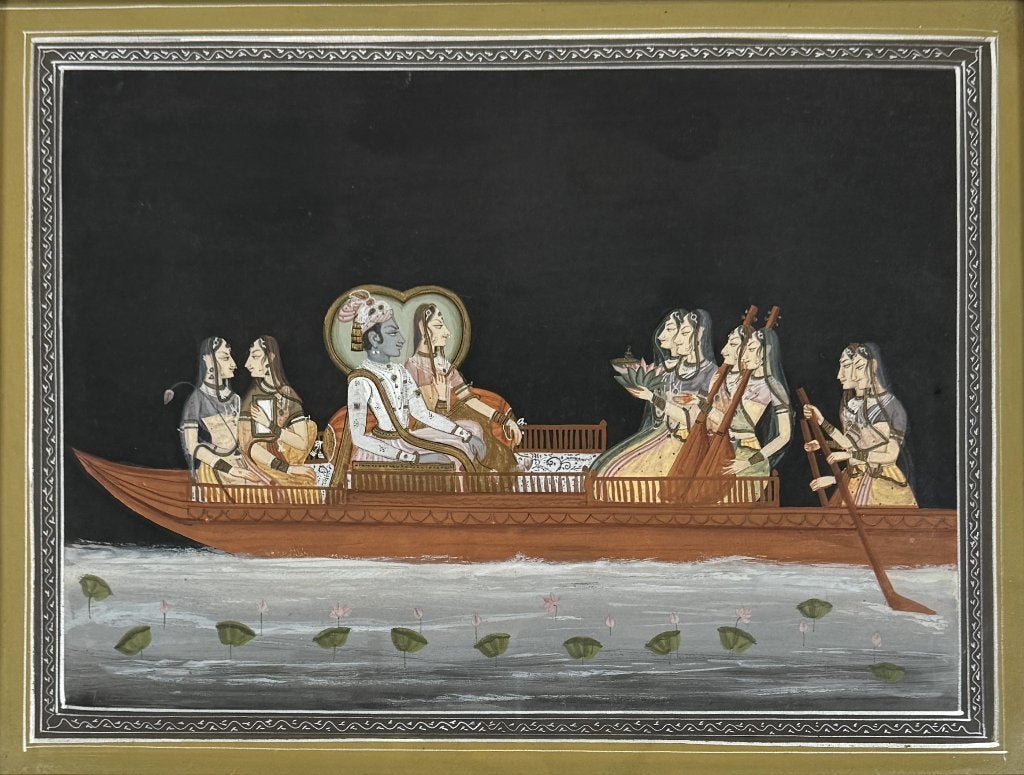 765. Miniatuurschilderij, India, 20e eeuw, Ophalen of Verzenden