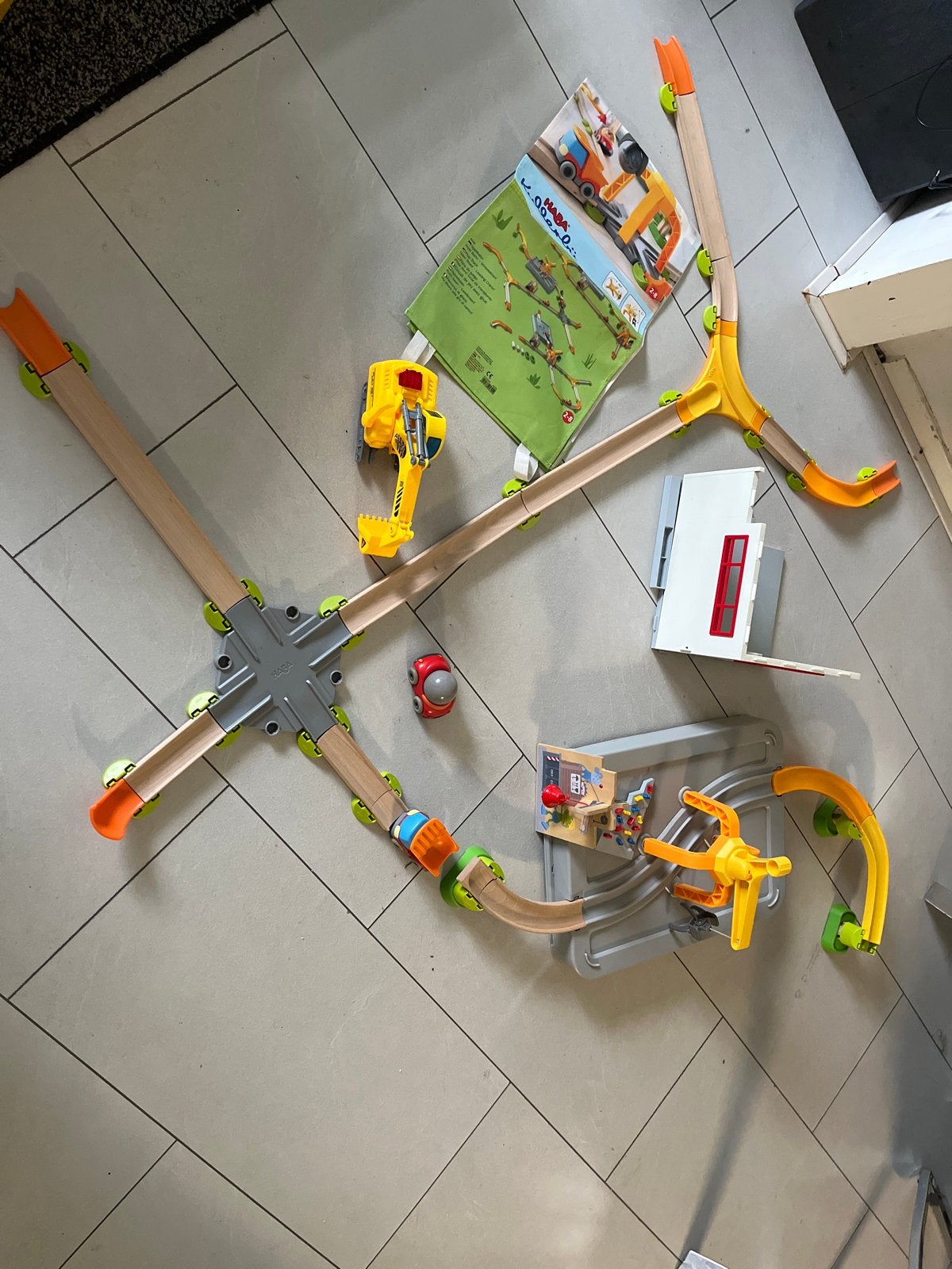 HABA Kullerbü knikkerbaan met accessoires, Ophalen, Gebruikt, Jongen of Meisje