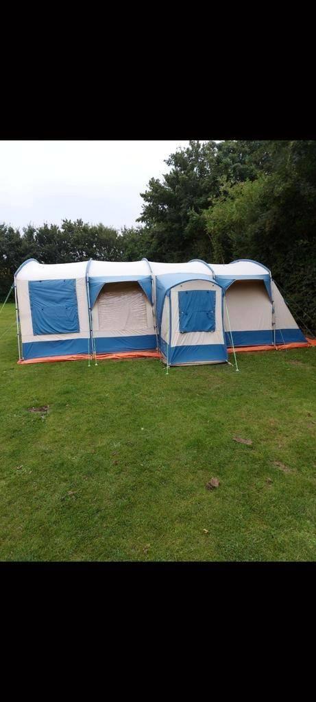 Linden 420 tent, Caravans en Kamperen, Tenten, Ophalen, Gebruikt, Tot en met 5