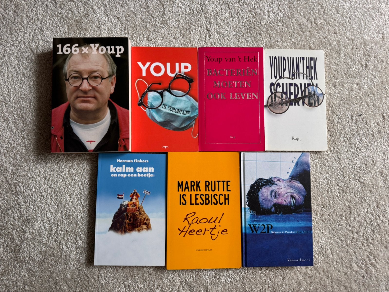 Diverse Cabaret boeken (oa Youp van ‘t Hek), Boeken, Ophalen of Verzenden, Zo goed als nieuw