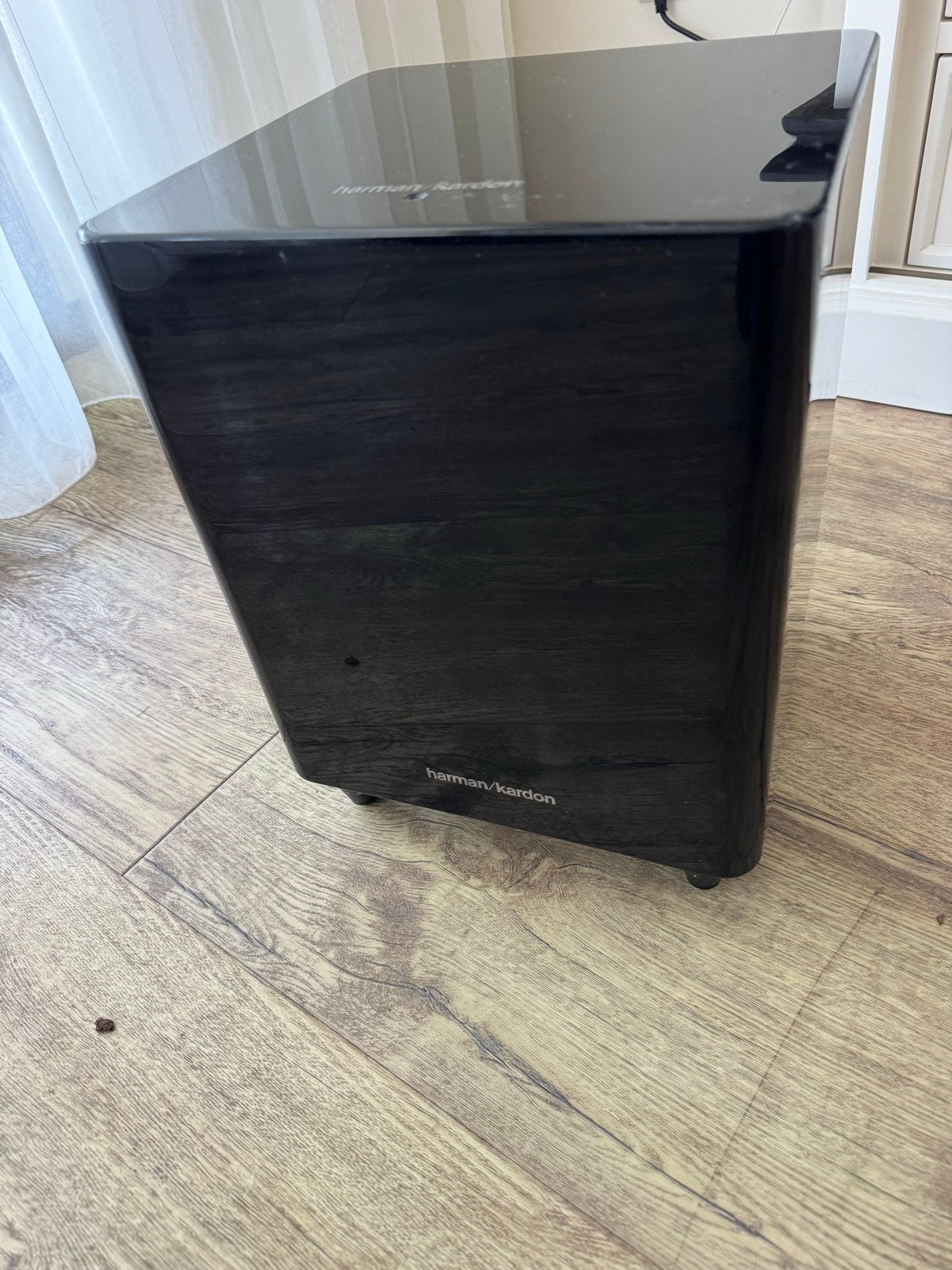 Harman Kardon HKTS200SUB Subwoofer - Diepe Bas, Gebruikt, Subwoofer, Geschikt voor surround/home cinema, Harman Kardon