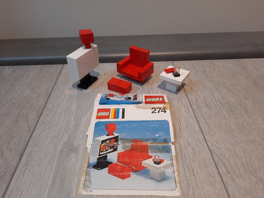 lego set 274 compleet, Lego, Compleet, Ophalen of Verzenden, Complete set