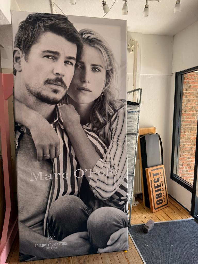 Grote foto op doek, Ophalen