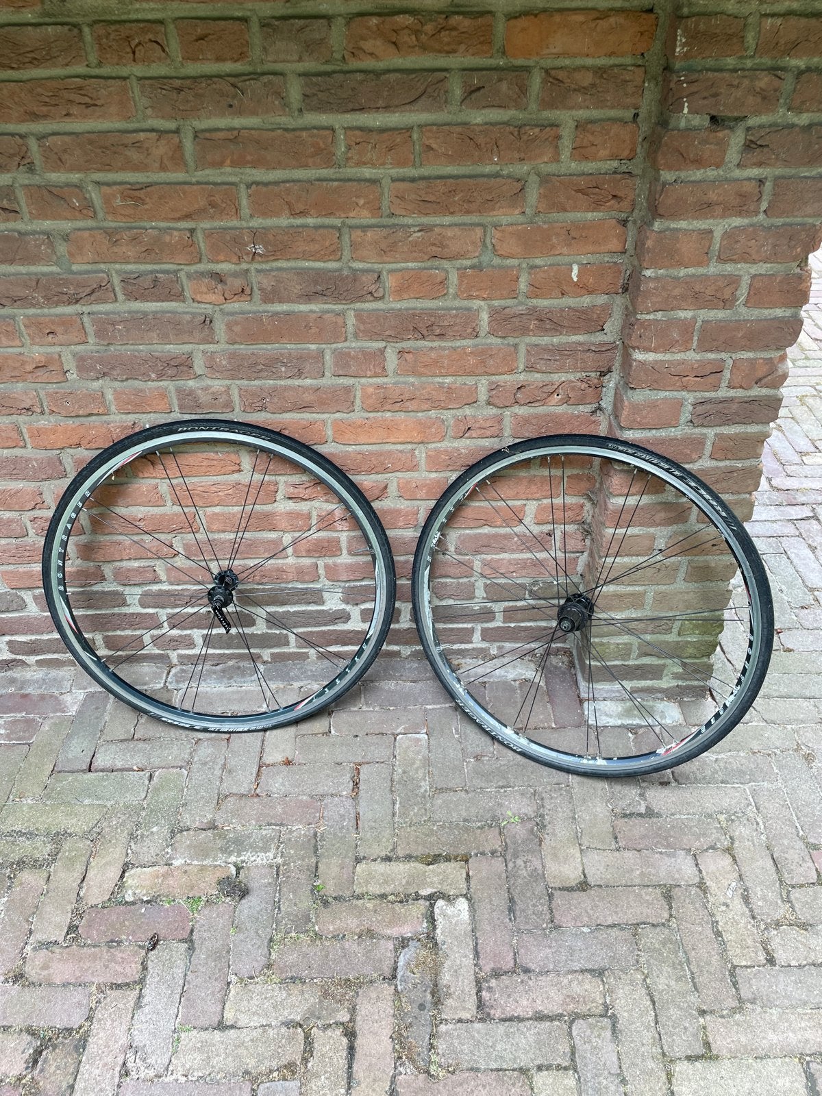 Bontrager Aluminium Wielen - Racefiets, Fietsen en Brommers, Fietsonderdelen, Gebruikt, Aluminium, Racefiets, Ophalen