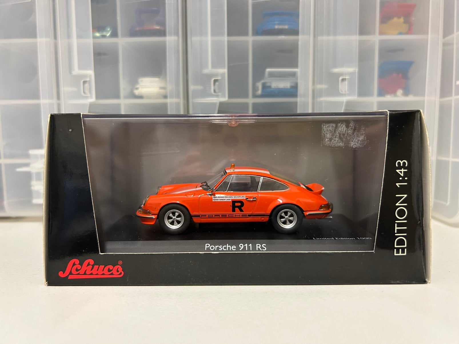 Schuco Porsche 911 RS ONS, schaal 1:43, Hobby en Vrije tijd, Ophalen of Verzenden, Zo goed als nieuw, Auto, Schuco